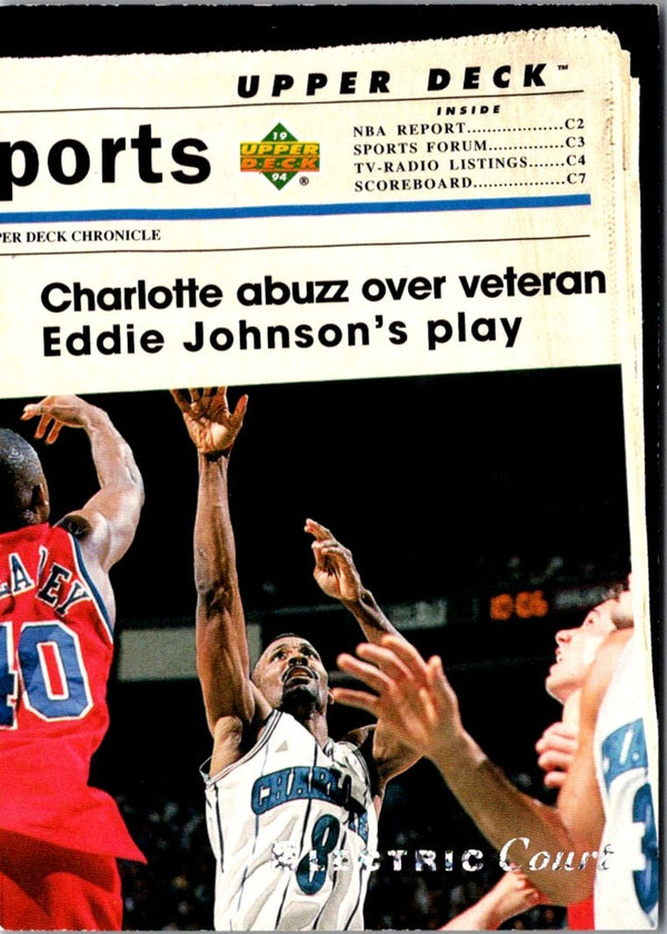 1993 Upper Deck Special Edition Electric Court Eddie Johnson #201