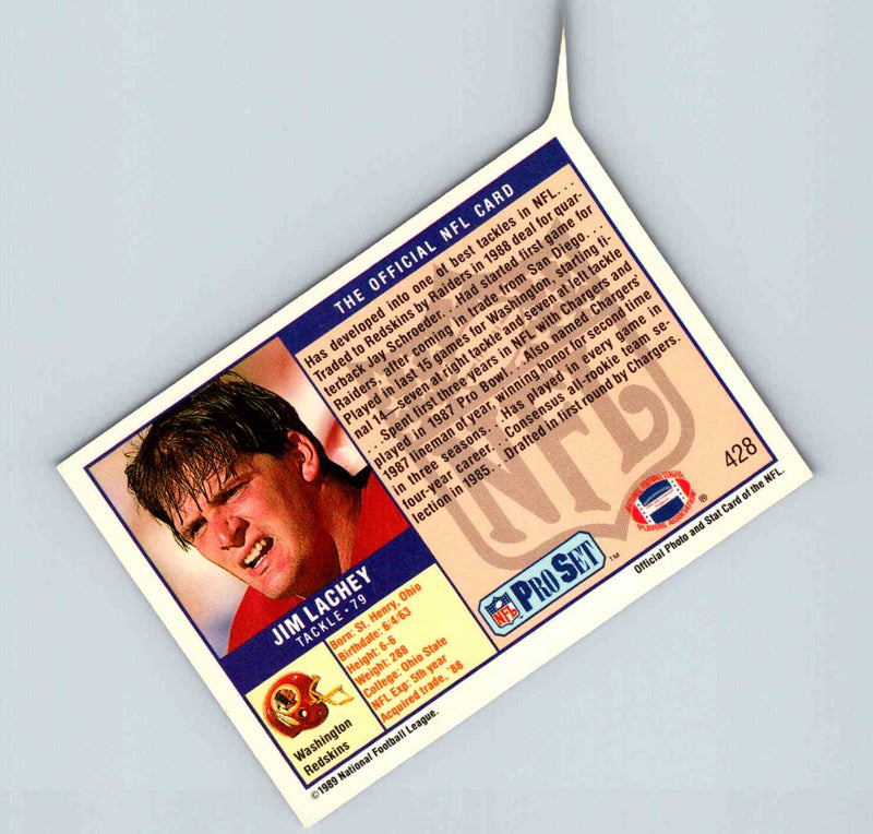1989 NFL Proset Jim Lachey