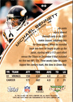 2002 Topps Debut Michael Bennett #89