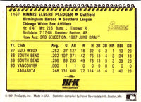 1991 ProCards Kinnis Pledger #1467