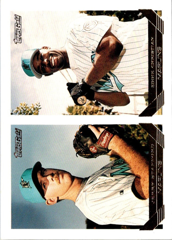 1993 Topps Jerry Stafford/Eddie Christian #683 Rookie