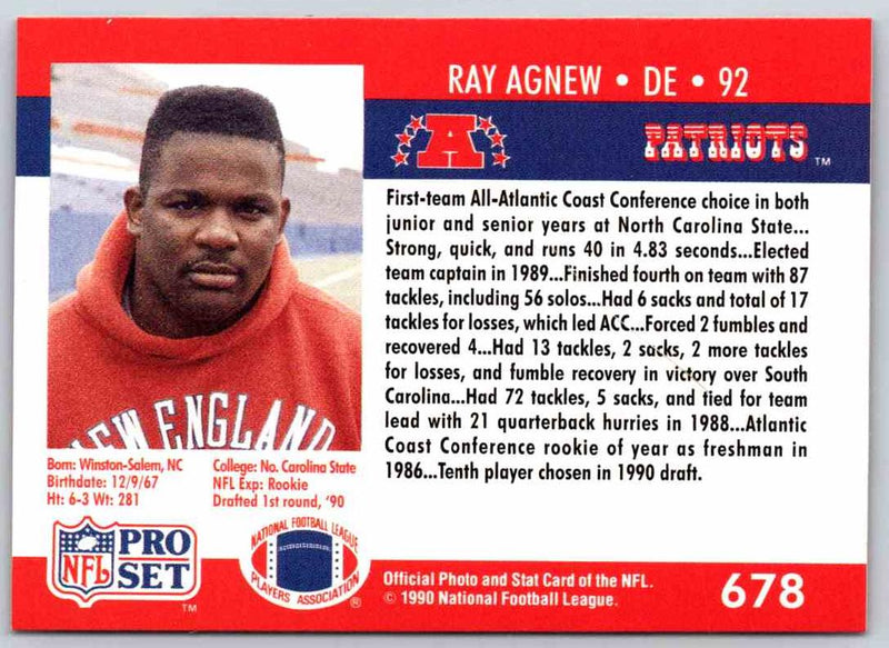 1992 Proset Ray Agnew