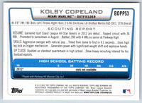 2012 Bowman Kolby Copeland #BDPP53