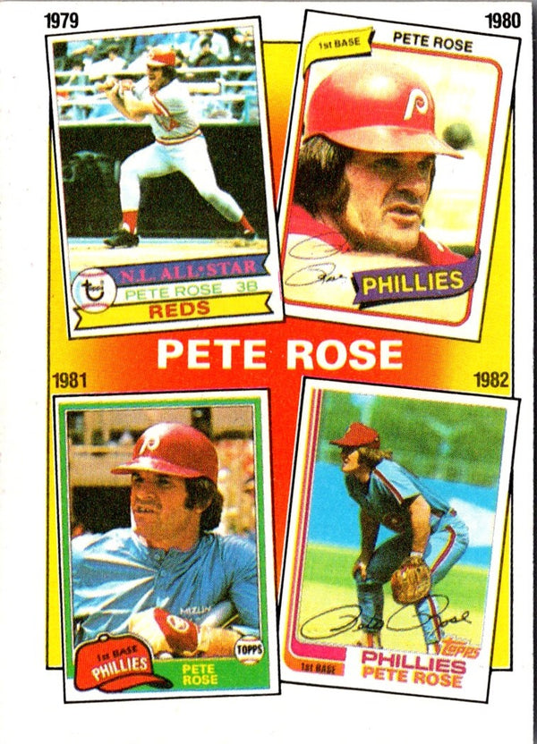 1986 Topps Ron Kittle/Pete Rose/Sammy Khalifa/Bruce Bochte/Cecil Cooper/Mookie Wilson/Scott McGregor/George Brett #6