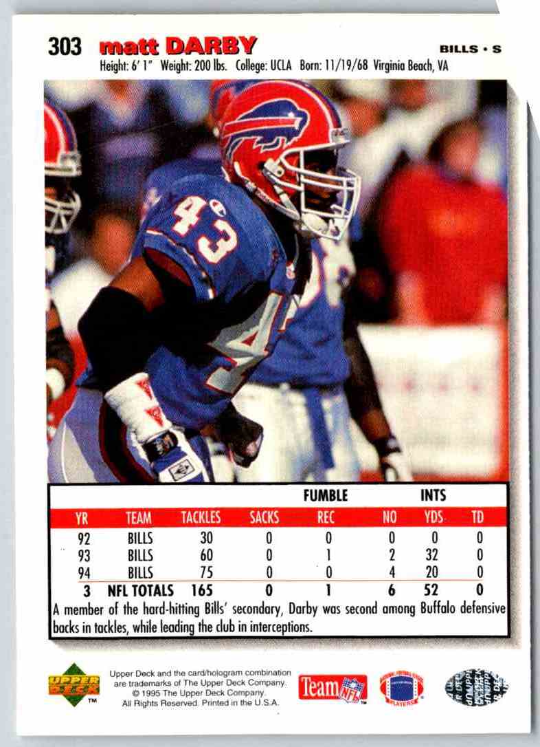 1995 Upper Deck Matt Darby