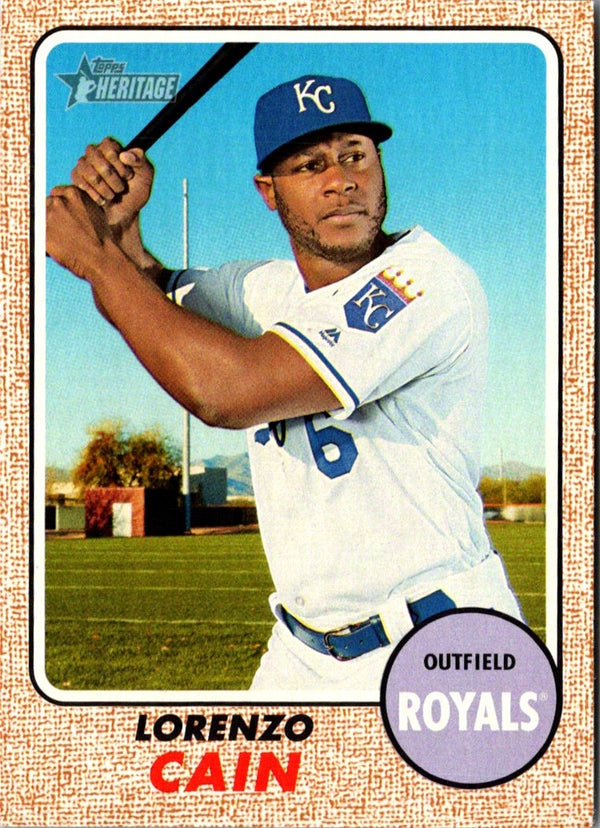 2017 Topps Heritage Lorenzo Cain #253