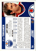 1992 Score Esa Tikkanen #16