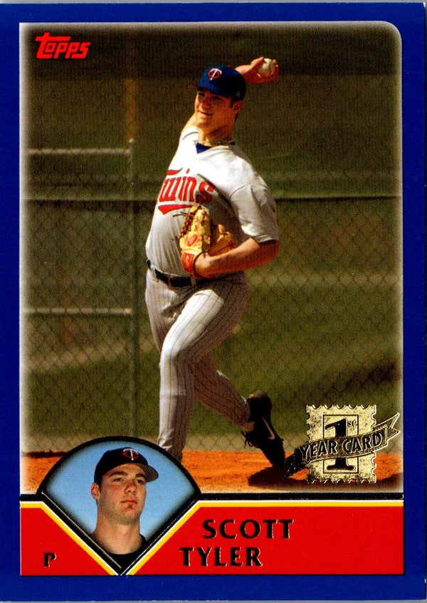 2003 Topps Home Team Advantage Scott Tyler #319