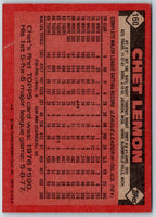 1986 Topps Chet Lemon #160