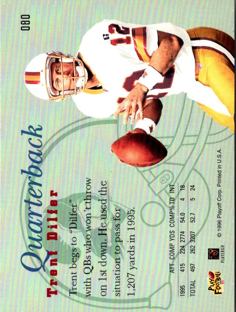 1996 Playoff Prime Trent Dilfer