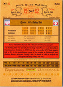 2012 Panini Cooperstown Museum Pieces Paul Waner