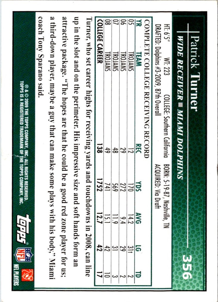 2009 Topps Patrick Turner