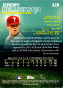 2016 Stadium Club Jeremy Hellickson