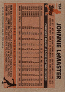 1983 Topps Johnnie LeMaster