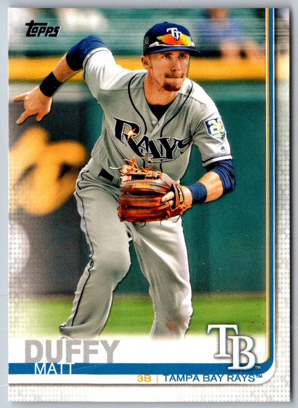 2019 Topps Tampa Bay Rays Matt Duffy #TB-6