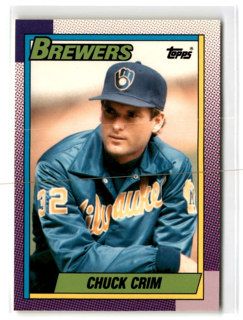 1990 Topps Tiffany Chuck Crim