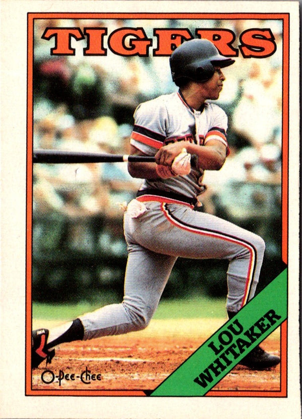 1988 O-Pee-Chee Lou Whitaker #179