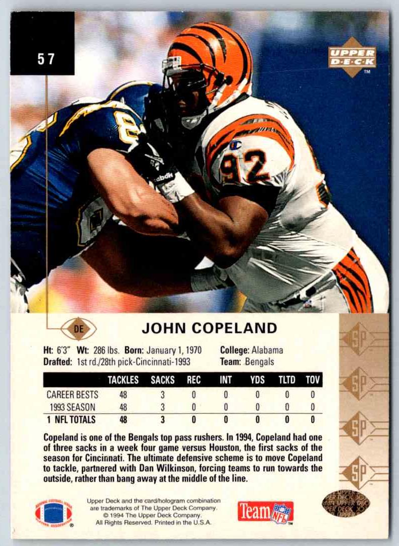 1994 Upper Deck John Copeland