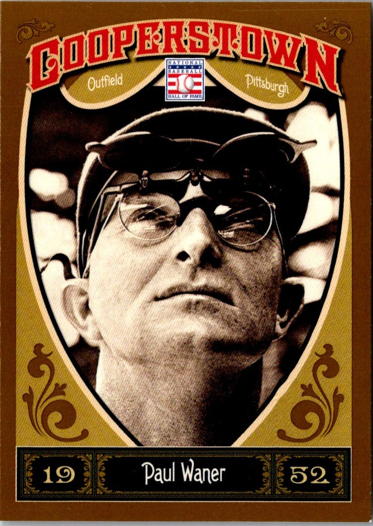2012 Panini Cooperstown Museum Pieces Paul Waner