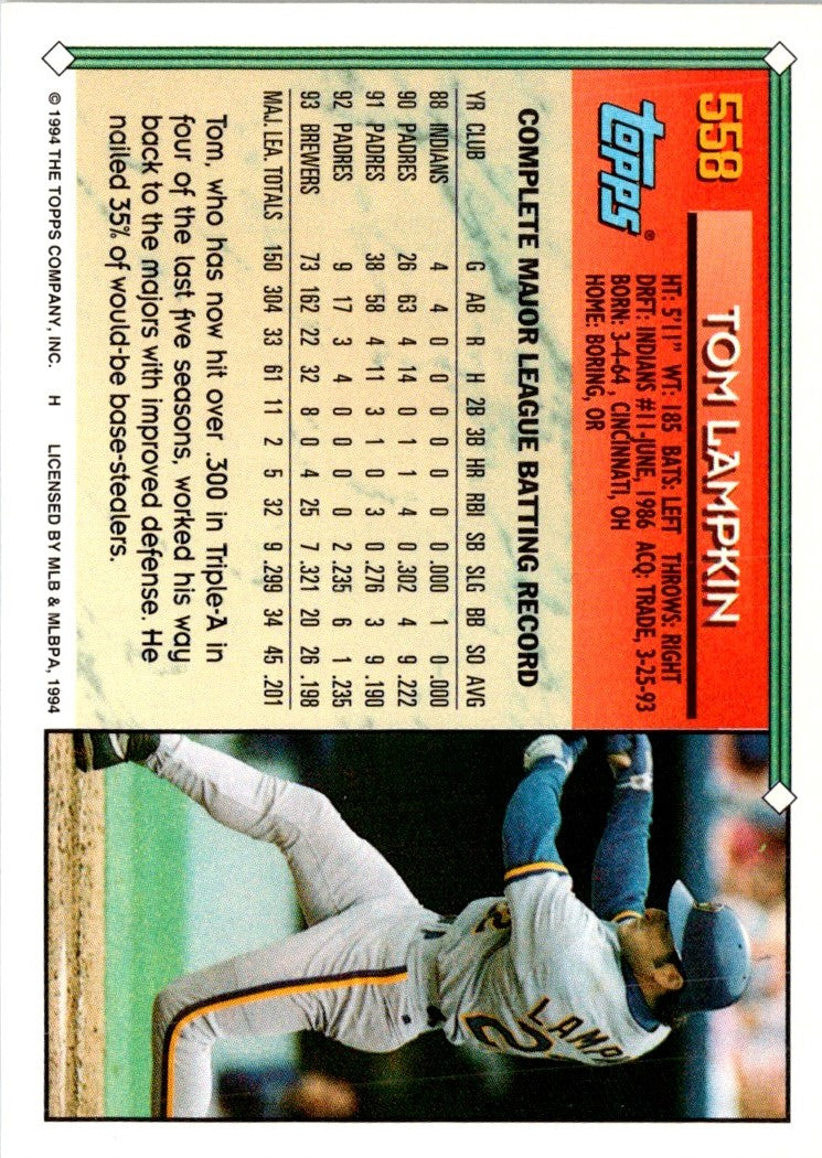 1994 Topps Tom Lampkin