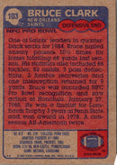 1985 Topps Bruce Clark