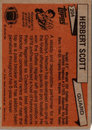 1981 Topps Herbert Scott