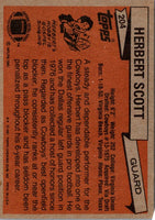 1981 Topps Herbert Scott #204