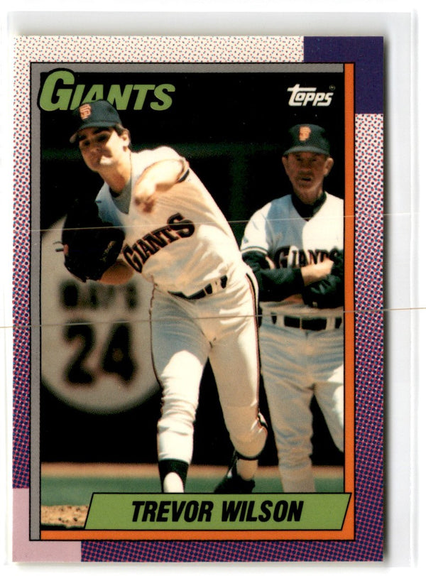 1990 Topps Tiffany Trevor Wilson #408