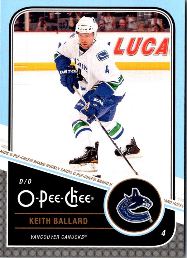 2011 O-Pee-Chee Keith Ballard #356