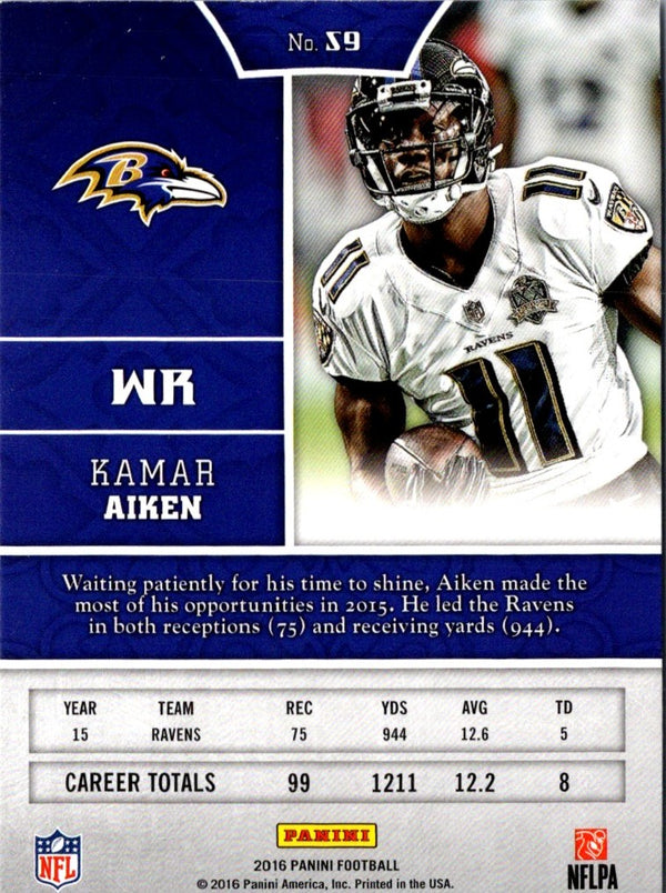 2016 Panini Kamar Aiken #59