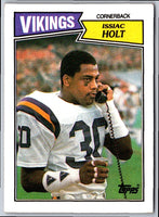 1987 Topps Stickers Issiac Holt/Walter Abercrombie #129 / 278