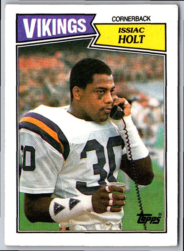 1987 Topps Stickers Issiac Holt/Walter Abercrombie #129 / 278
