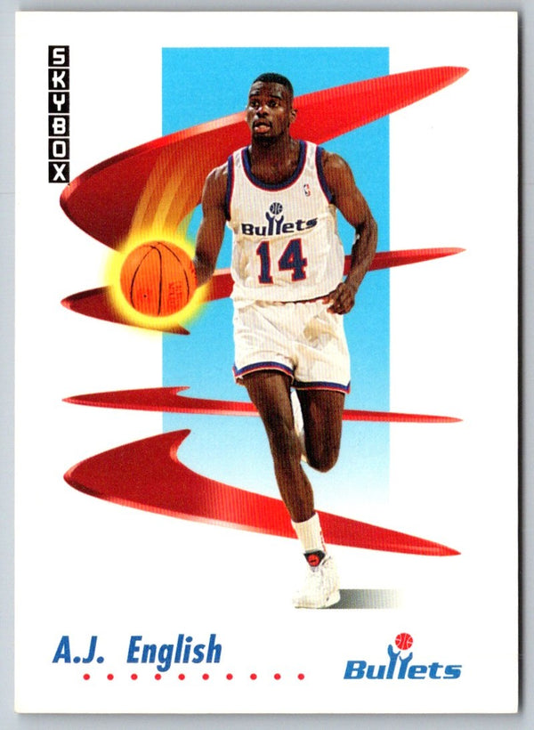 1991 SkyBox A.J. English #290 Rookie