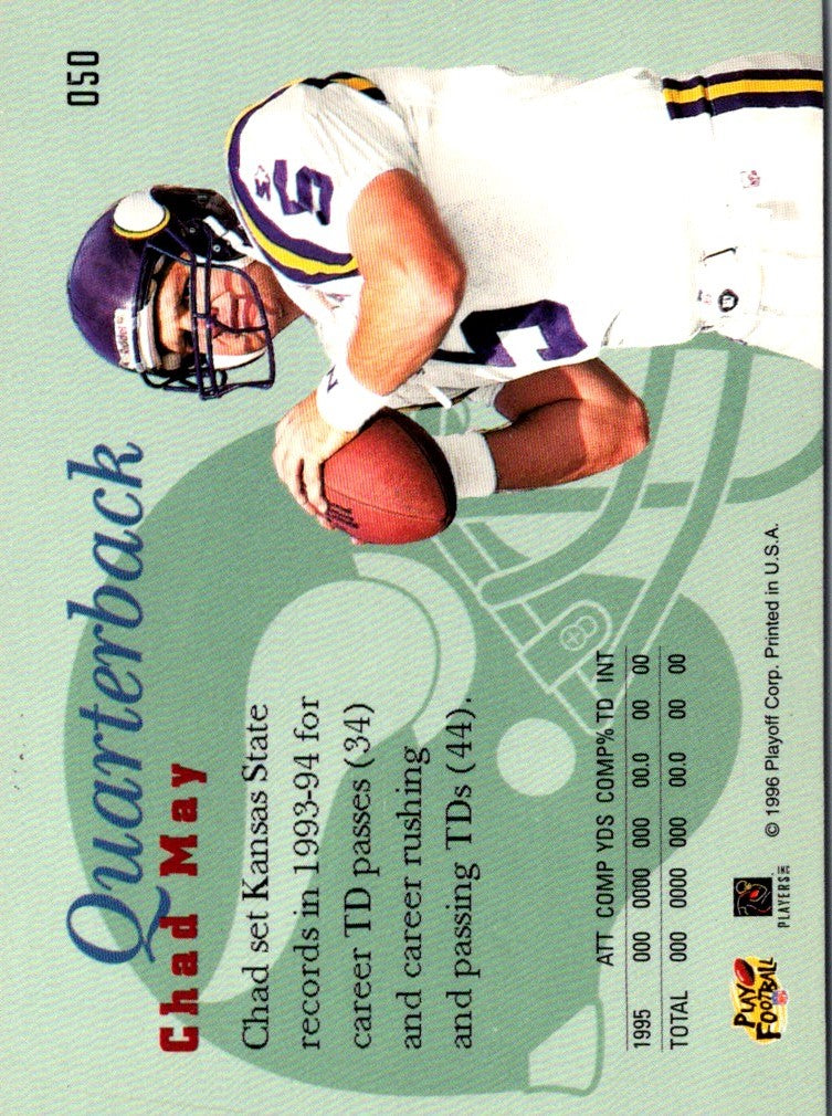 1996 Playoff Prime Chad May