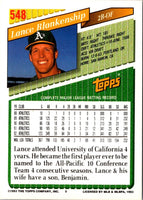 1993 Topps Gold Lance Blankenship #548