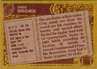 1986 Topps Greg Brown #276 NM+