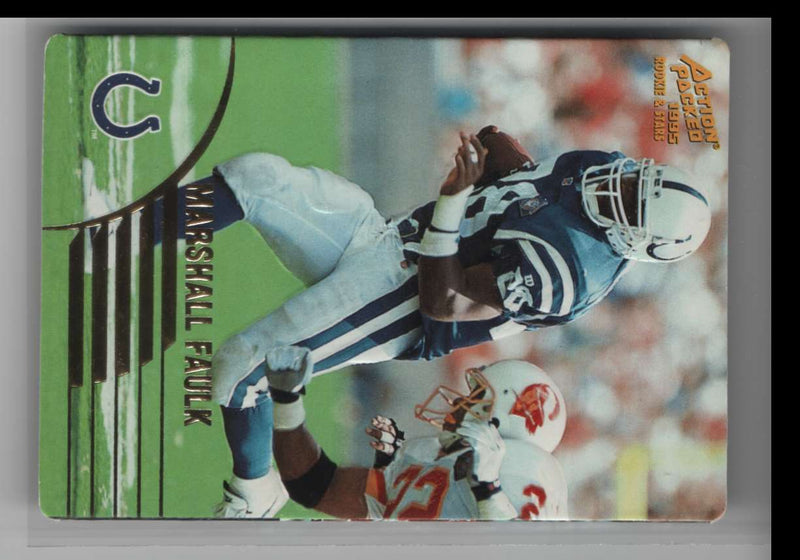 1995 Action Packed Rookies & Stars Marshall Faulk