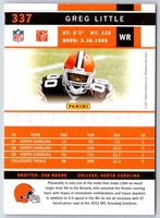 2012 Score Greg Little #337