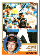 1983 Topps Johnnie LeMaster