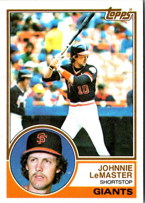 1983 Topps Johnnie LeMaster #154 NM-MT