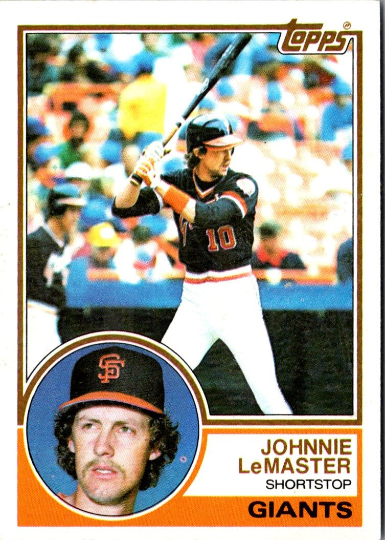 1983 Topps Johnnie LeMaster