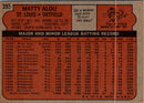 1972 Topps Matty Alou
