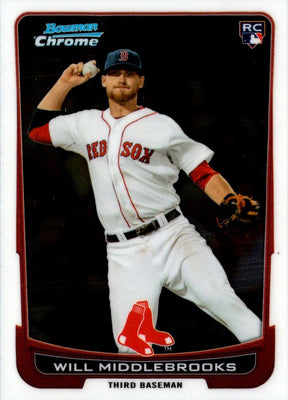2012 Bowman Draft Picks & Prospects Chrome Will Middlebrooks #40
