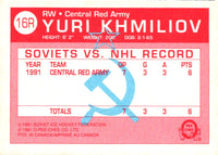 1991 O-Pee-Chee Central Red Army Yuri Khmylev #16R