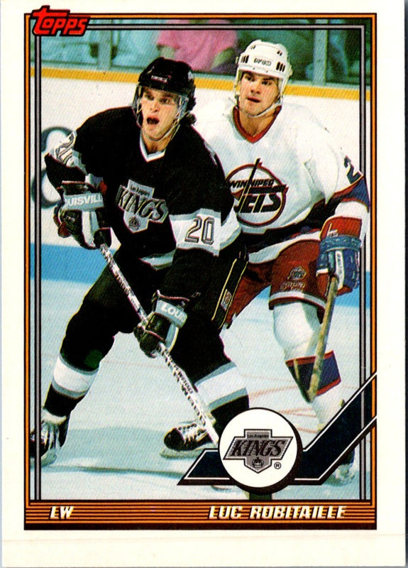 1991 Topps Luc Robitaille #405