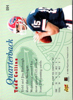1996 Playoff Prime Todd Collins #84