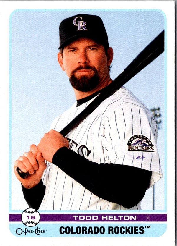 2009 O-Pee-Chee Todd Helton #244