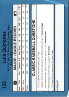 1990 Classic Blue Luis Quinones #132