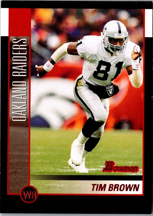 2002 Bowman Tim Brown #18