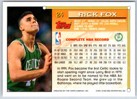 1993 Topps Rick Fox #24